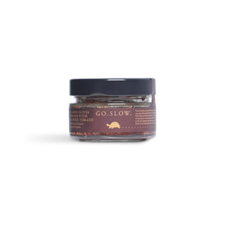 GO SLOW Tapenade van Kalamon olives met zongedroogde tomaten