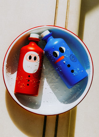 Yiayia and Friends extra virgin olijfolie Santa & Snowman Duo